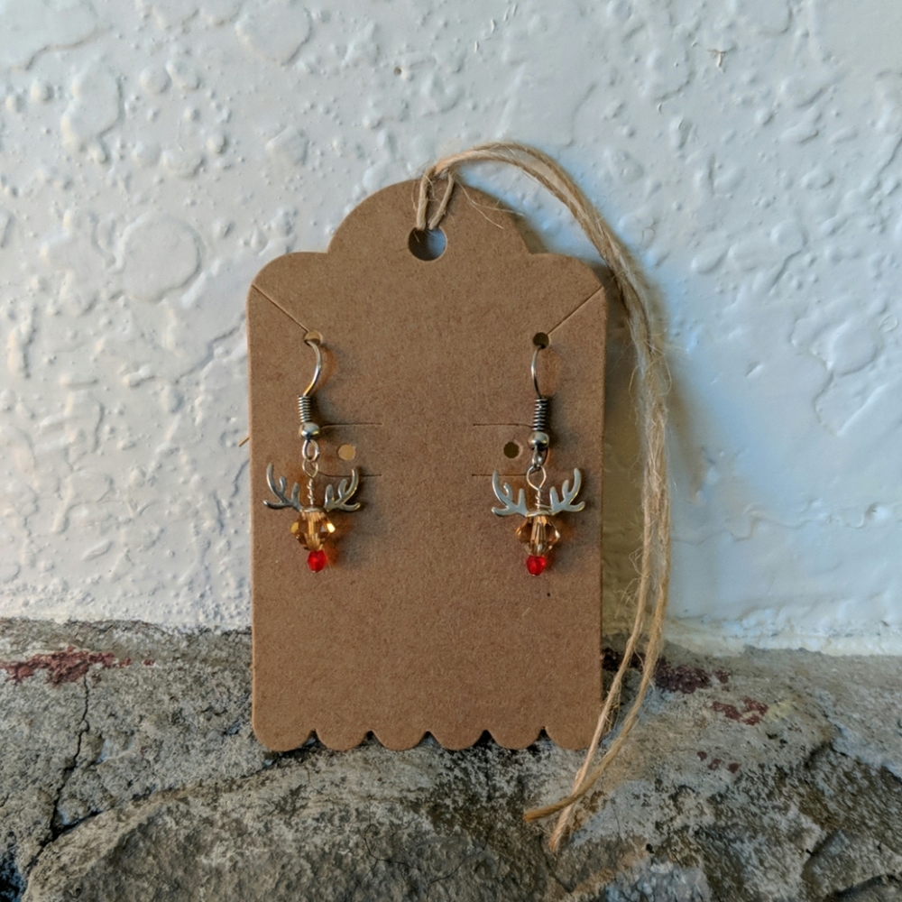 Holiday Reindeer Earrings!!